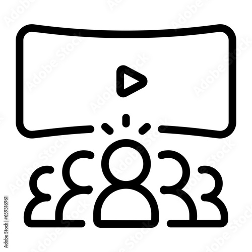 audience Line Icon