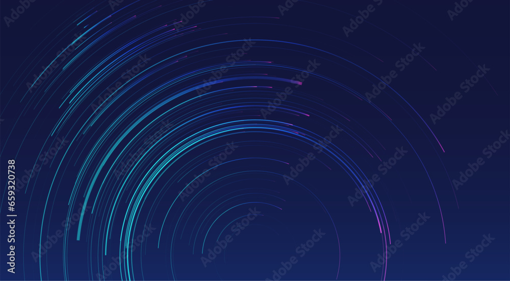 Glowing lines on blue background. Glowing lines on blue background.
