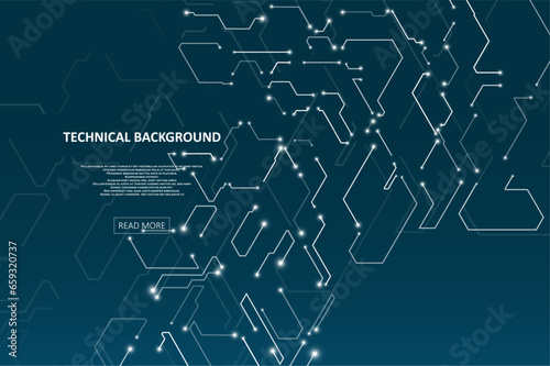 Abstract circuit board background.