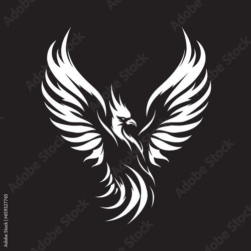 Dark Phoenix Heraldry Regal Rebirth Vector