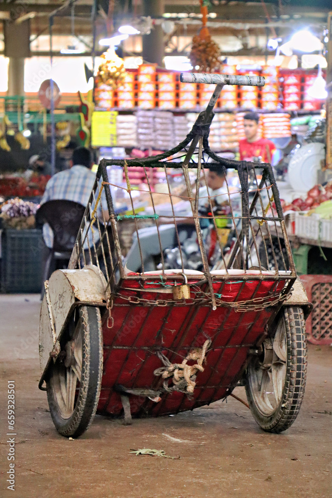 Fototapeta premium Marktkarren in Agadir