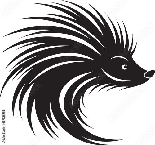 Porcupine Quill Mark of Distinction Majestic Black Porcupine Symbol