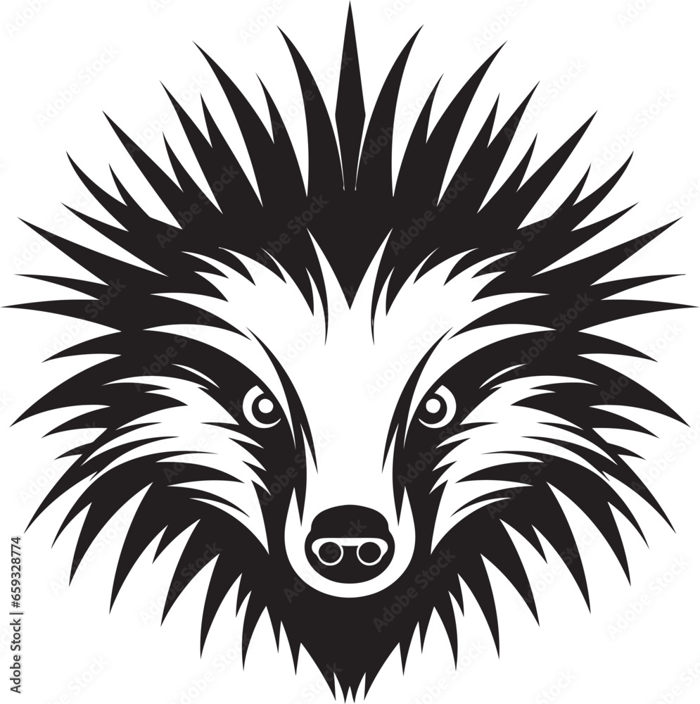 Porcupine Quill Luxury Mark Porcupine Spike Premium Insignia