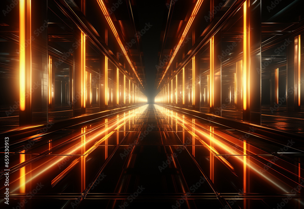 Yellow and red Neon illuminated futuristic backdrop realistic image- ultra hd- high design Yellow and red Neon illuminated futuristic backdrop realistic image- ultra hd- high design