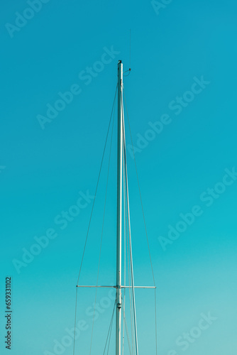 Standing rigging of a boat mast