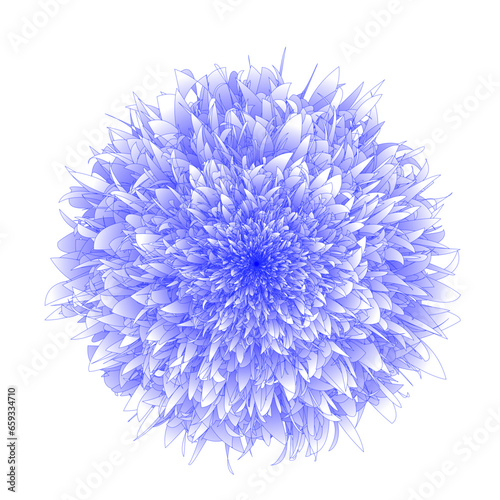 Obraz na płótnie Abstract Flower w salonie