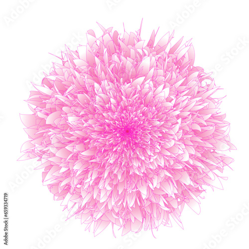 Obraz na płótnie Abstract Flower w salonie