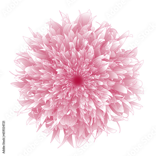 Obraz na płótnie Abstract Flower w salonie
