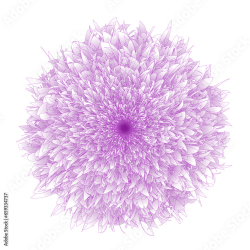 Obraz na płótnie Abstract Flower w salonie