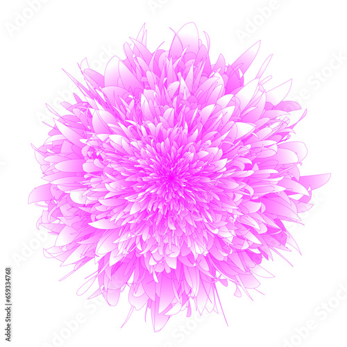 Obraz na płótnie Abstract Flower w salonie