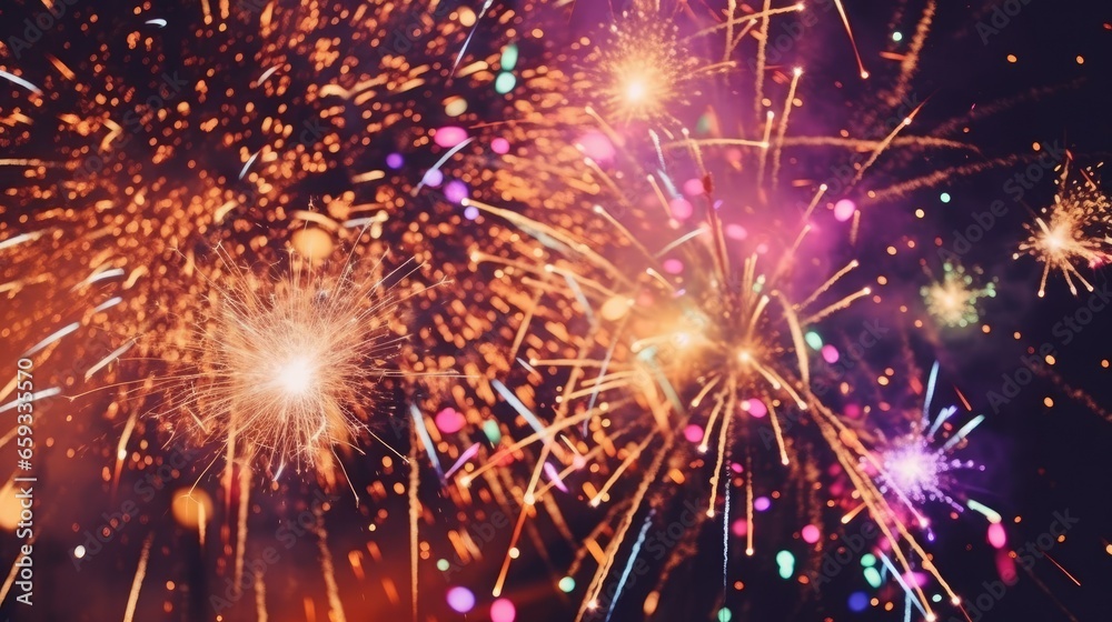 fireworks in the night sky fireworks in the night sky