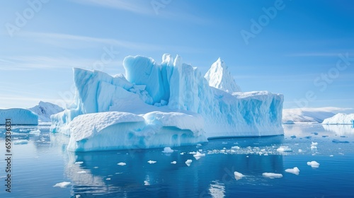 Tranquil Arctic Landscape: Frozen Beauty in Nature © Bigate.Creative