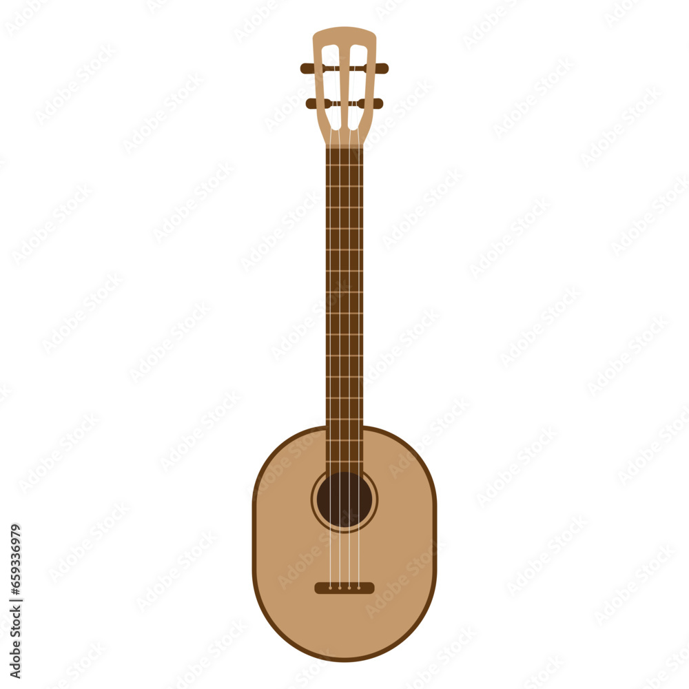 Obraz premium acoustic guitar vector illustration
