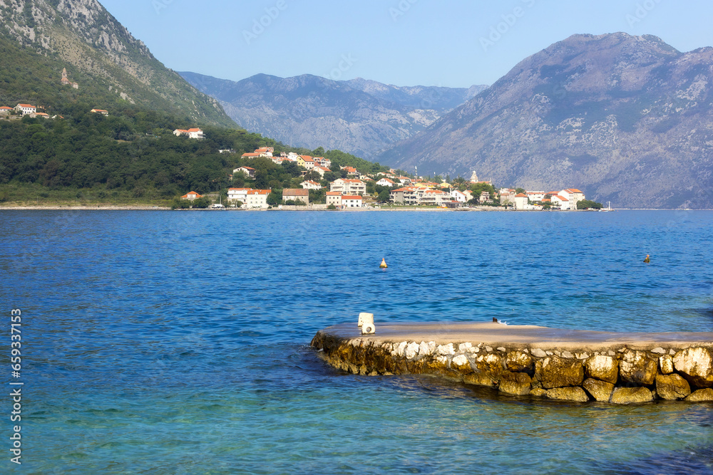 Kotor, Montenegro sea and high mountains
