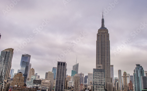 New York City - June 2013: The Empire State Building is a city symbol © jovannig