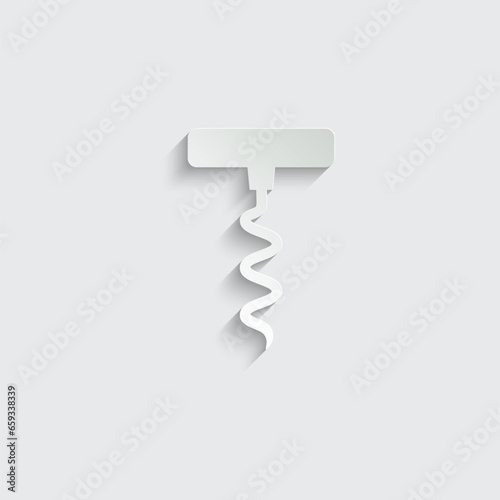 corkscrew icon cork opener icon