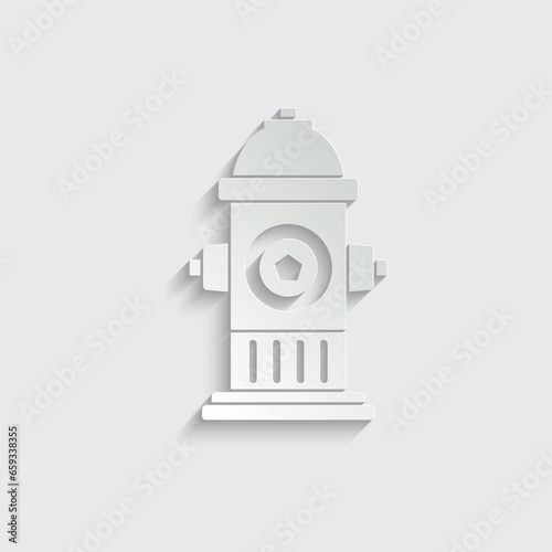 fire hydrant icon vector logo