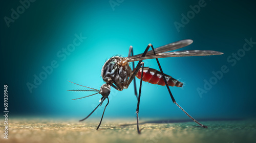 Mosquito, close up view