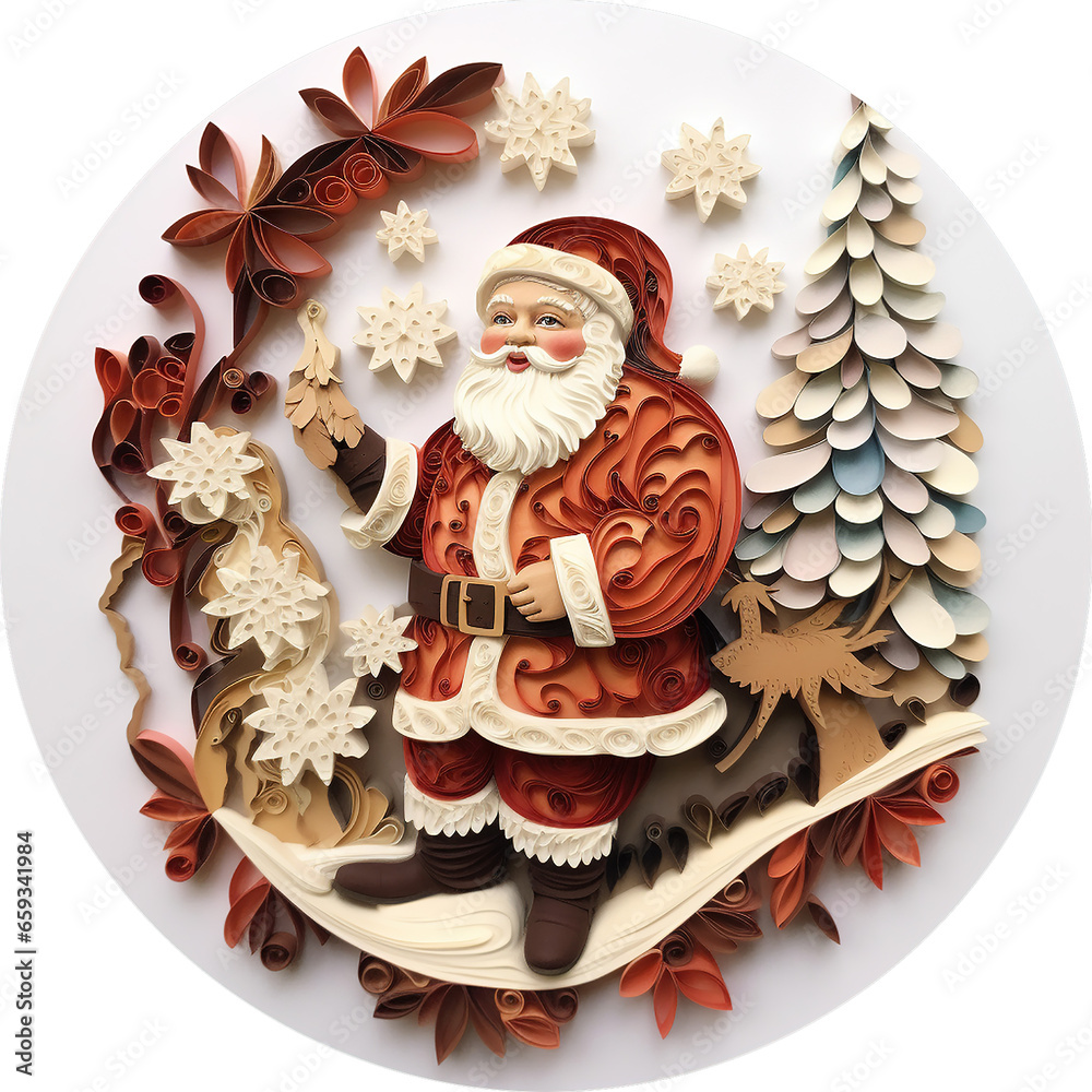 Christmas Ornaments Digital Paper Clip Art Sublimation Background