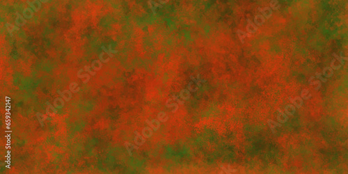 grunge green and red background cardboard with patterns of stains close-up