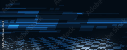 Racing speed background, vector illustration abstraction in car track