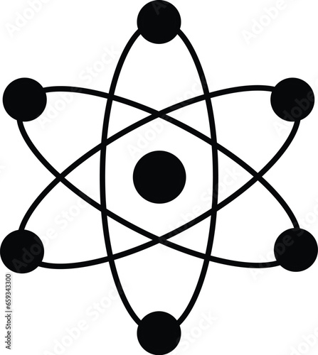 Nuclear Vector Icon easily modified

