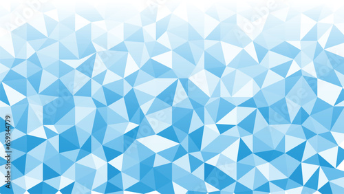 abstract blue triangle background. Abstract geometric background with blue and white color tone triangle shapes.