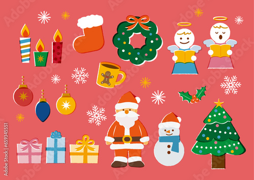 クリスマスイラストセット