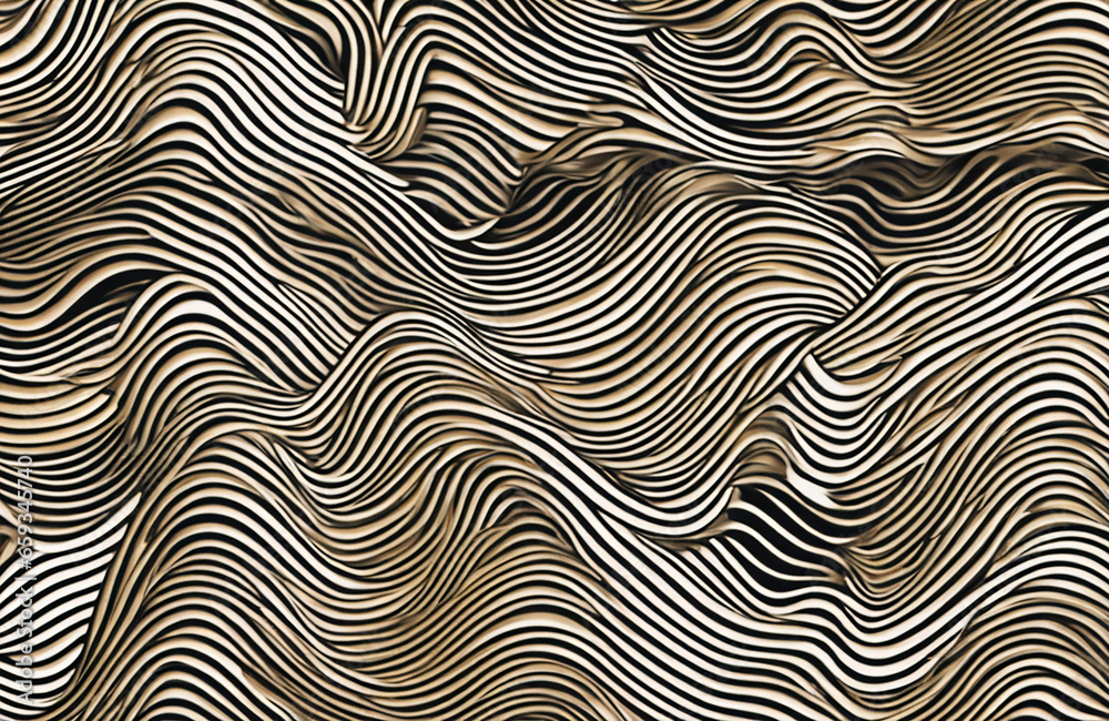 art deco wavy luxury pattern, wave line japanese style background. Organic dynamic pattern, texture for print, wall art, packaging design
