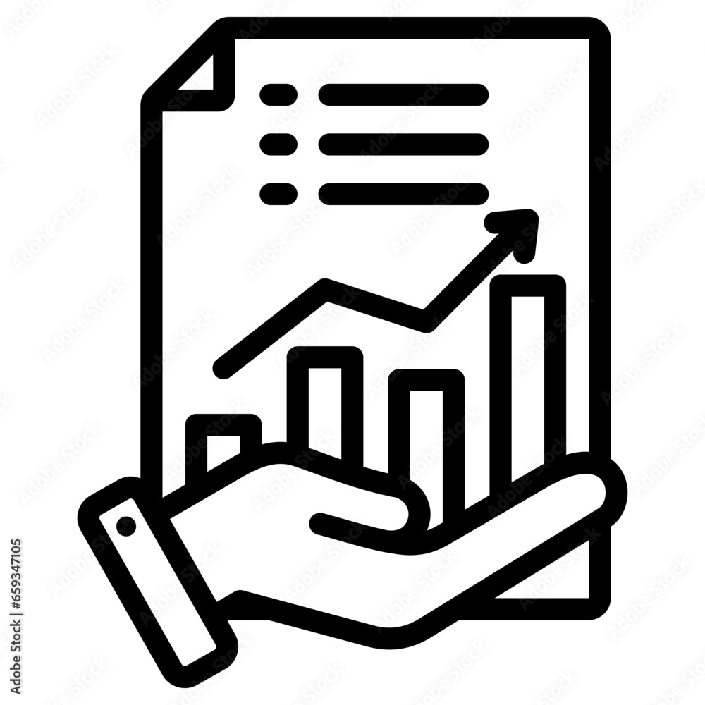 Accounting Services Outline Icon Accounting Services Outline Icon