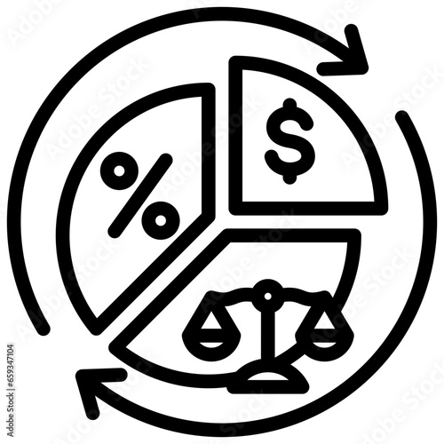 Ebit Outline Icon