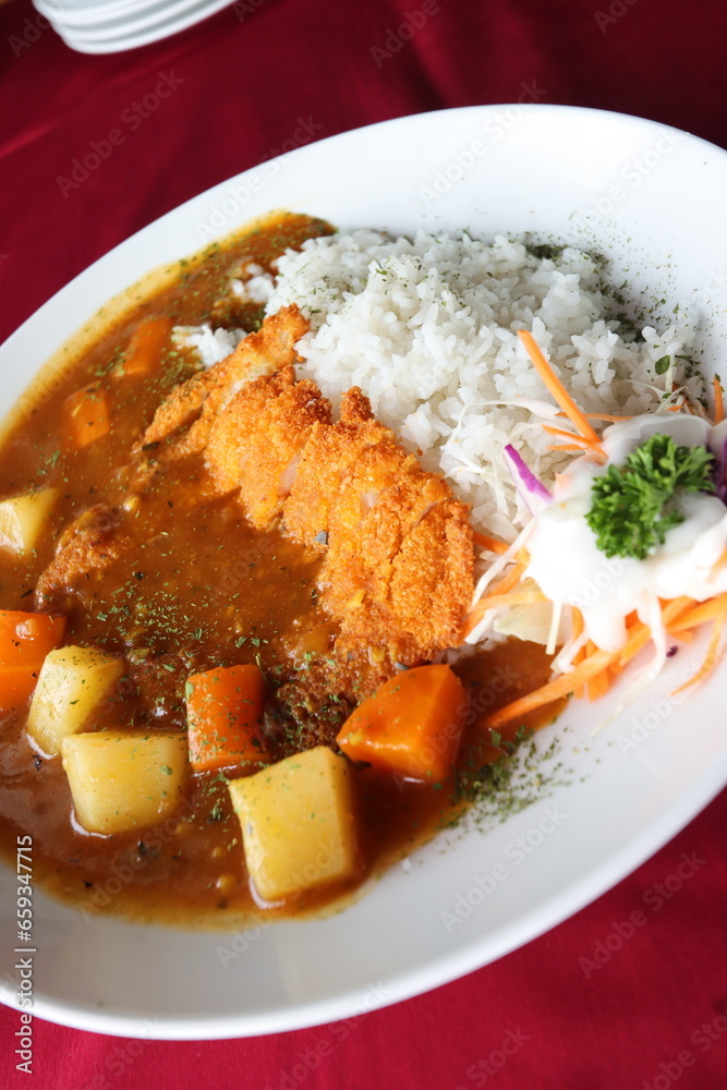 japanese food dori fish katsu with curry and rice japanese food dori fish katsu with curry and rice