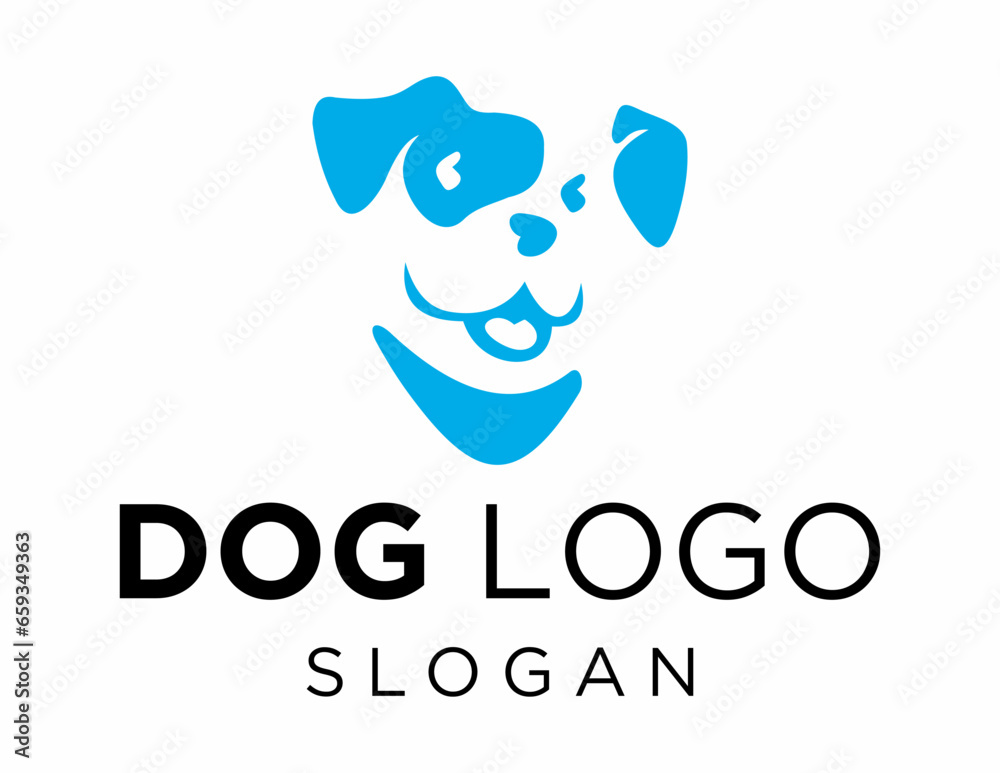 Logo design about Dog on a white background. made using the CorelDraw application. Logo design about Dog on a white background. made using the CorelDraw application.