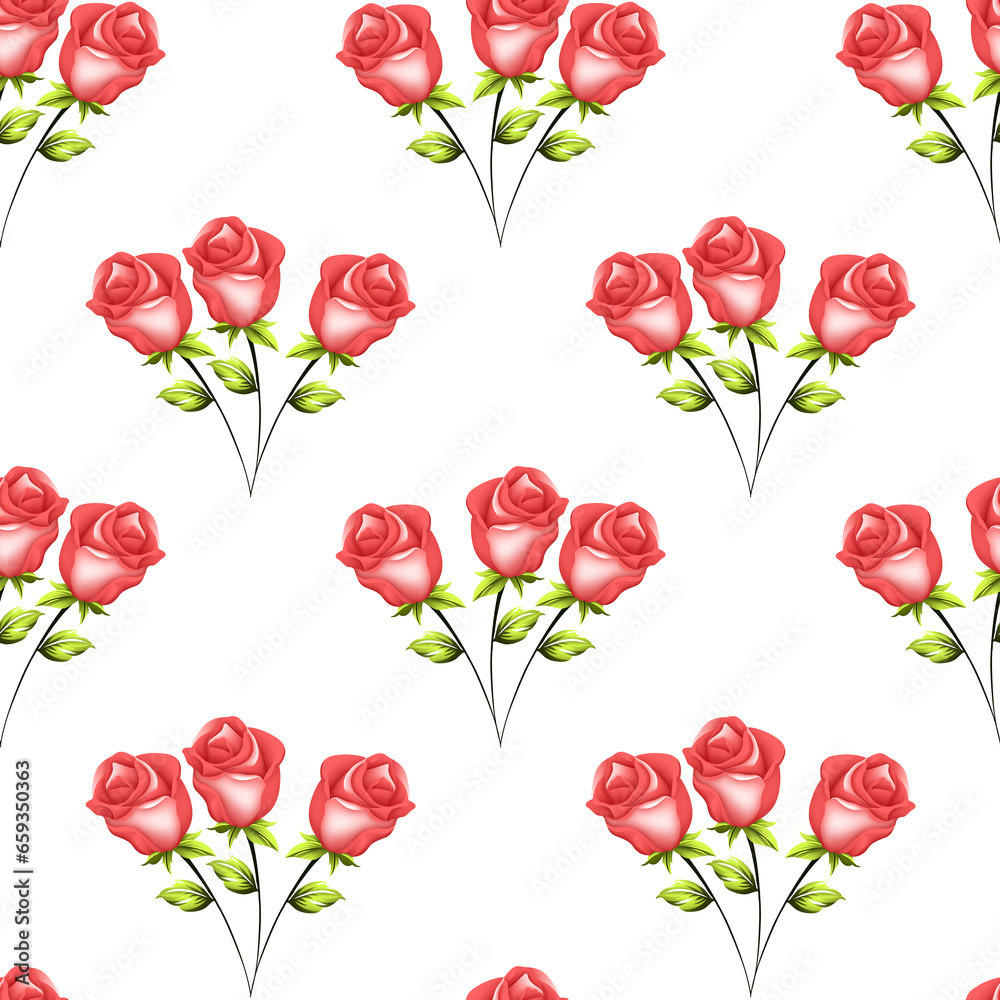 fresh Rose Flower For Any Kinds Of Design.