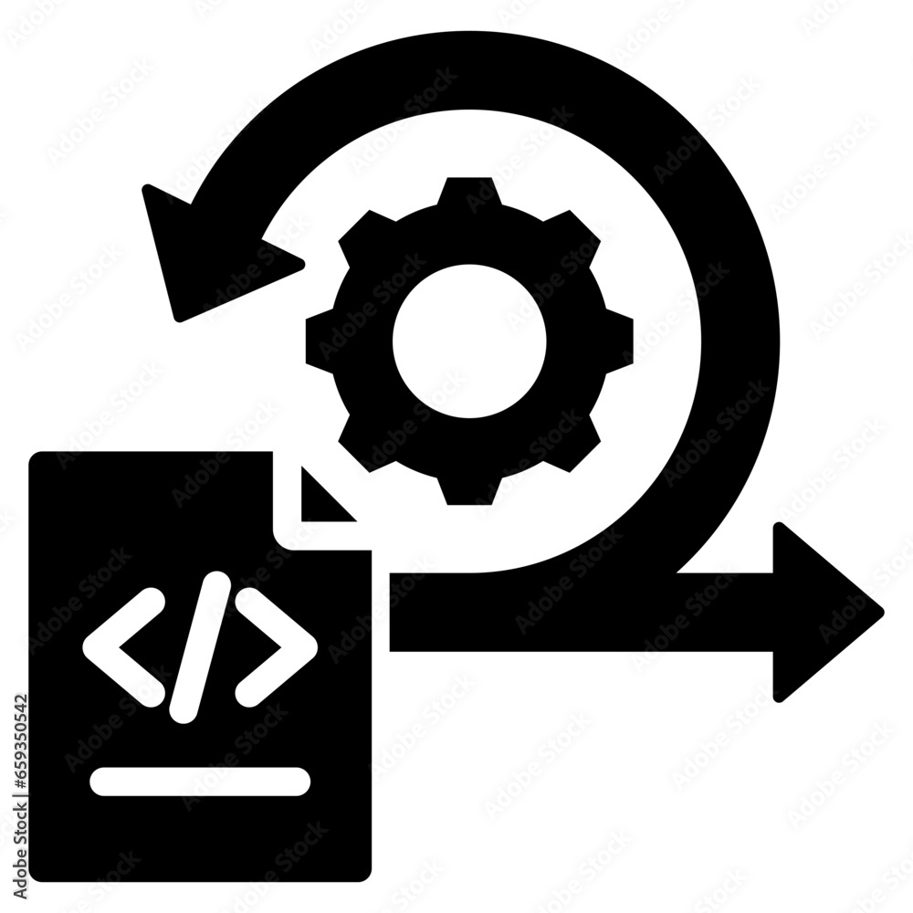 Management Artifacts Glyph Icon Management Artifacts Glyph Icon