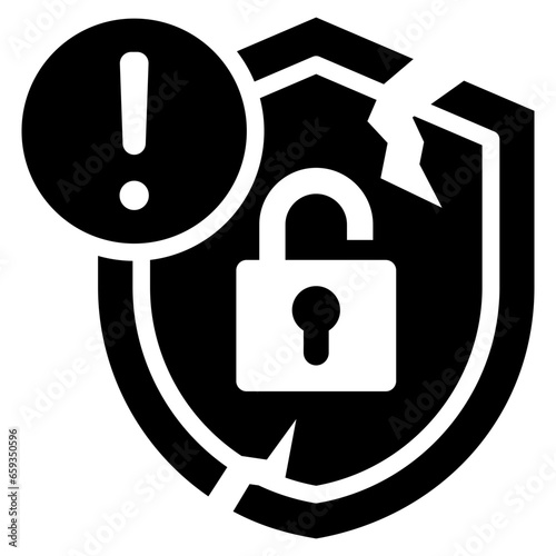 Security Holes Glyph Icon