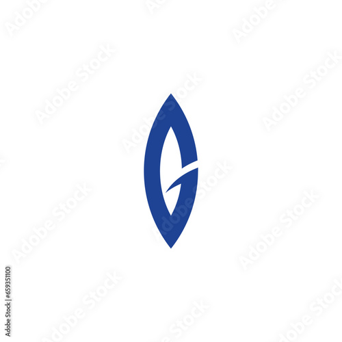 G typography leaf nature business, logo, design, brand identity, flat logo, company, editable, vector