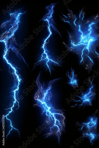 青い稲妻のスプライトシート