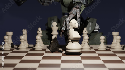 AI Chessmaster: Robot Makes the Right Move photo