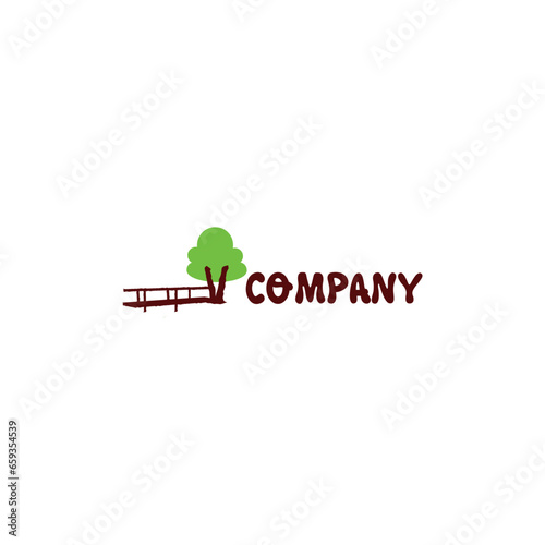 Tree nature leaf green garden organic business, logo, design, brand identity, flat logo, company, editable, vector