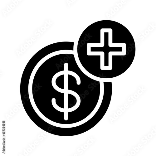 Recharge Replenish Add Solid Icon