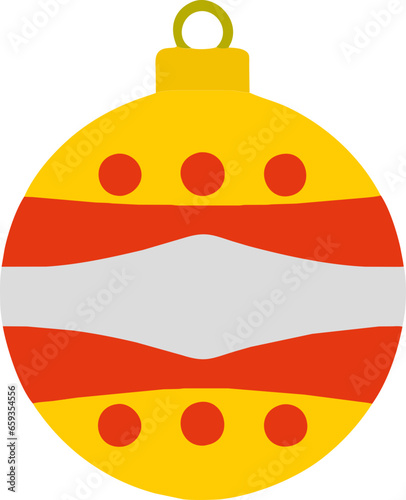 Christmas tree decoration, bauble svg