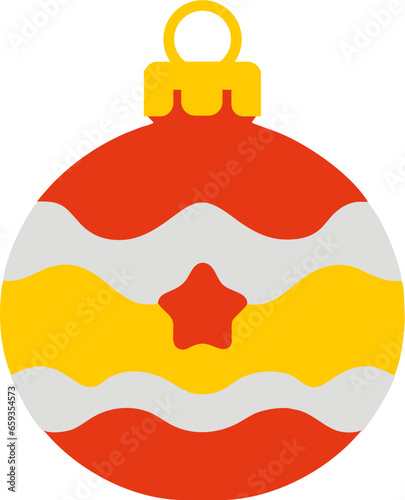 Christmas tree decoration, bauble svg