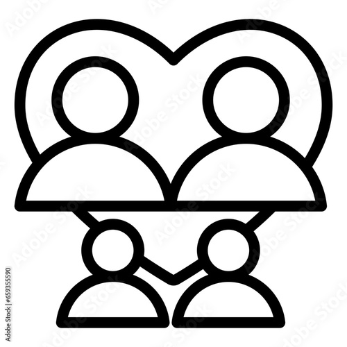 Family Outline Icon