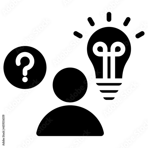 Curiosity Glyph Icon