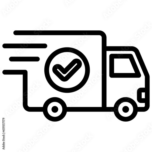 Delivery Outline Icon