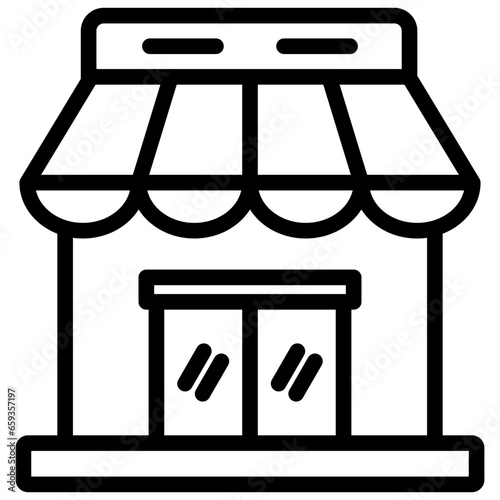 Store Outline Icon