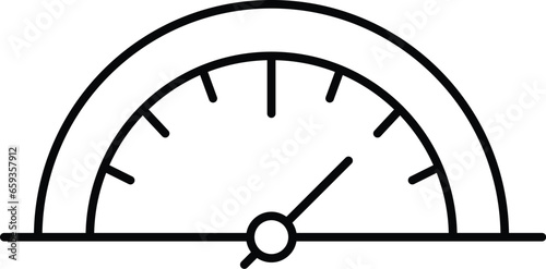Foto speedometer Vector Icon easily modified