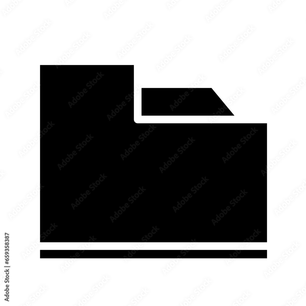 Basic Folder Document Icon Basic Folder Document Icon