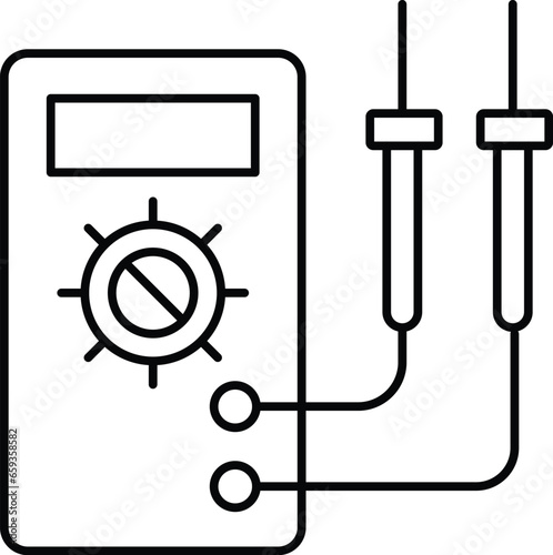 Ohmmeter Vector Icon easily modified

 photo